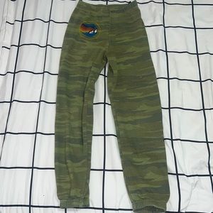 Aviator Nation girls camo sweatpants